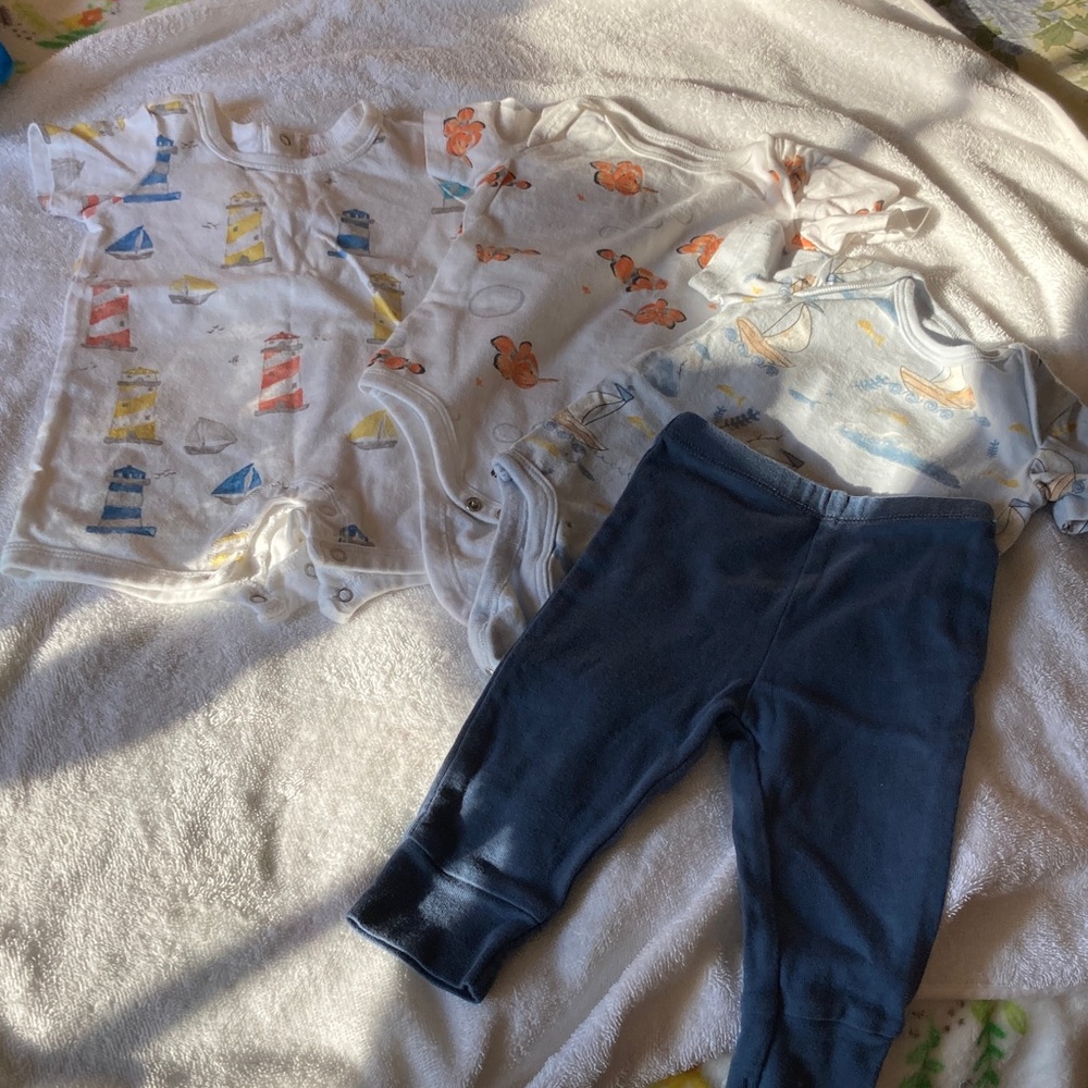 3 for $16 4 piece set Burt's Bees Baby